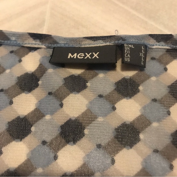 2 for $25. MEXX Sheer Three Quarter Length Sleeve Top Large - Picture 6 of 9